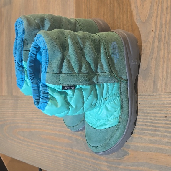 The North Face CXY3DXQ-2 Girl's Winter Camp WP Midline Blue Winter Boots - Picture 3 of 5